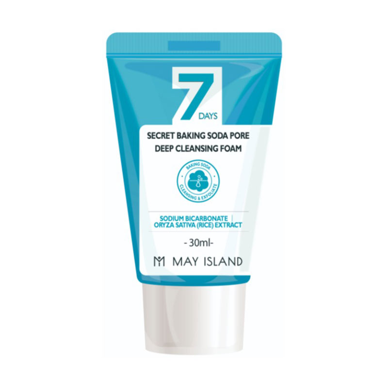 Глибокоочищувальна пінка для обличчя May Island 7 Days Secret Baking Soda Deep Pore Cleansing Foam, 30 мл